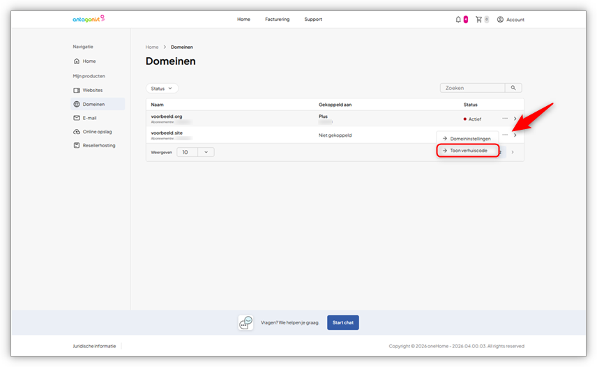 Domeinen - Toon verhuiscode.png