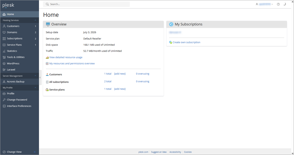 Plesk Service Provider User.png