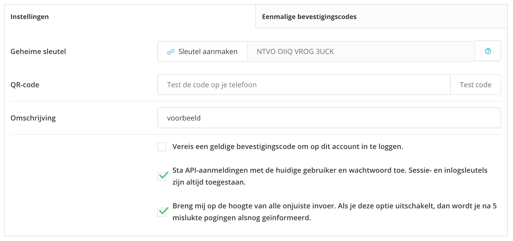 Twee-factor-authenticatie toevoegen in DirectAdmin.