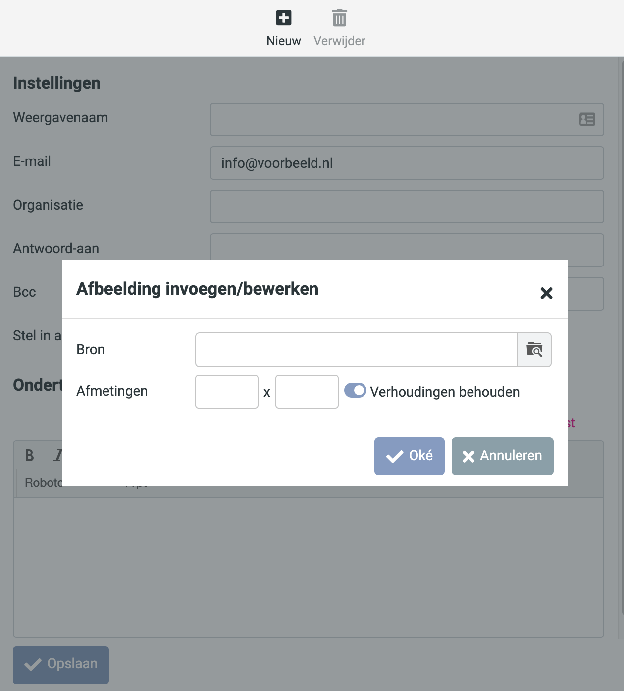 Een afbeelding in je handtekening gebruiken.