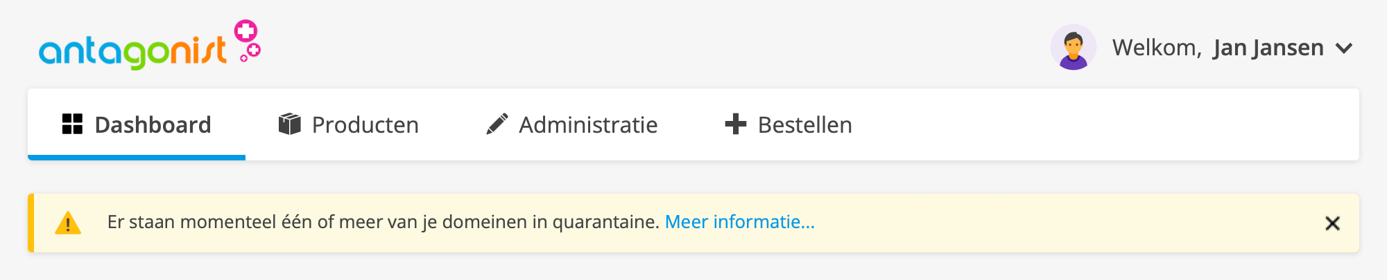 Klik in de melding op 'Meer informatie'.
